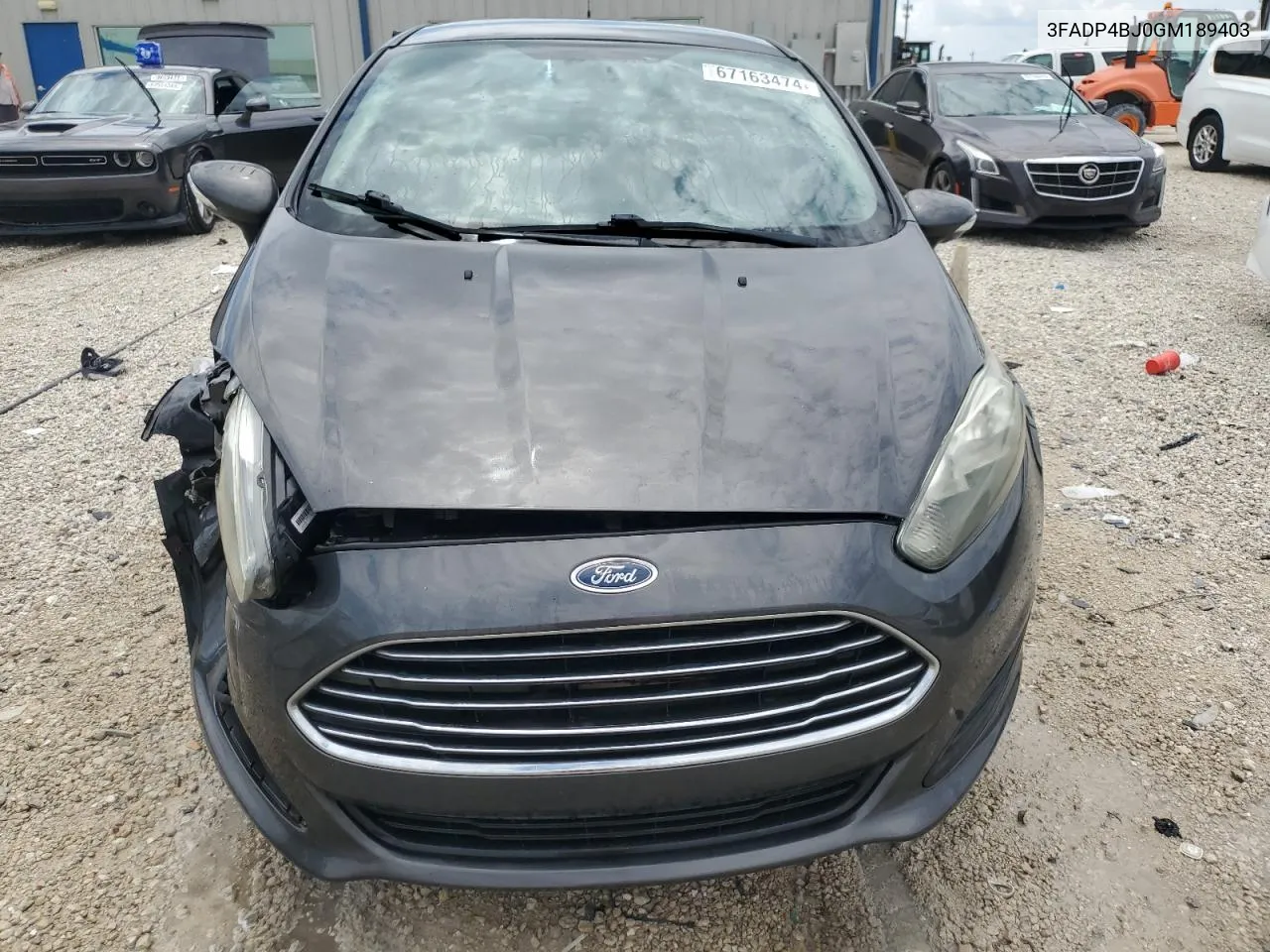 2016 Ford Fiesta Se VIN: 3FADP4BJ0GM189403 Lot: 67163474