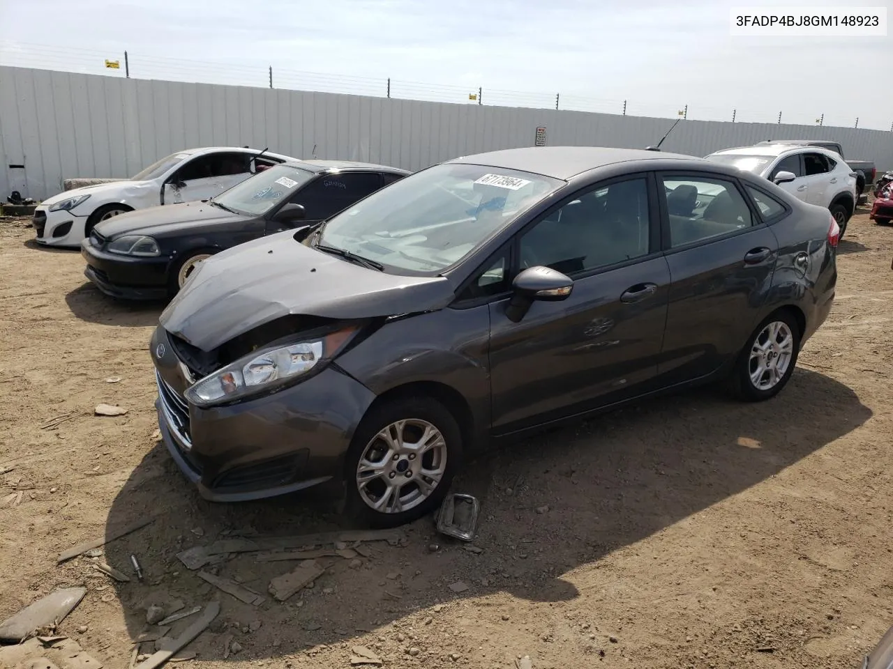 2016 Ford Fiesta Se VIN: 3FADP4BJ8GM148923 Lot: 67173964