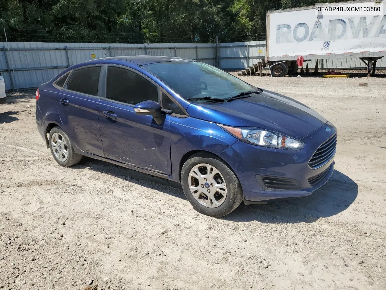 2016 Ford Fiesta Se VIN: 3FADP4BJXGM103580 Lot: 67563714