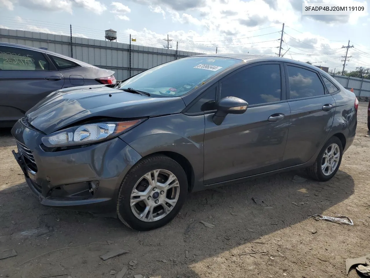 2016 Ford Fiesta Se VIN: 3FADP4BJ2GM119109 Lot: 67696544