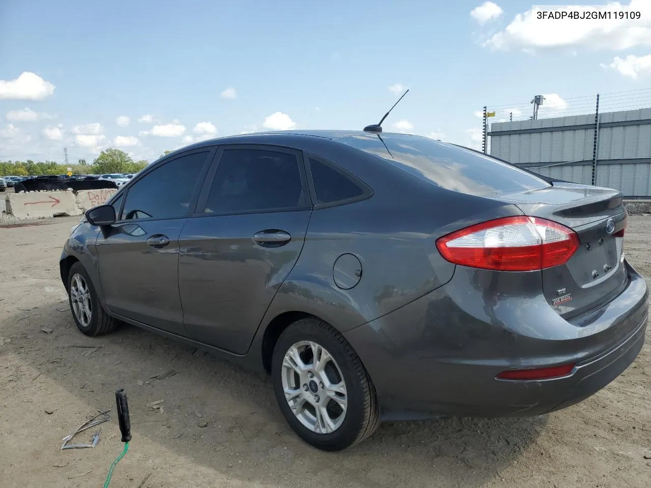 2016 Ford Fiesta Se VIN: 3FADP4BJ2GM119109 Lot: 67696544