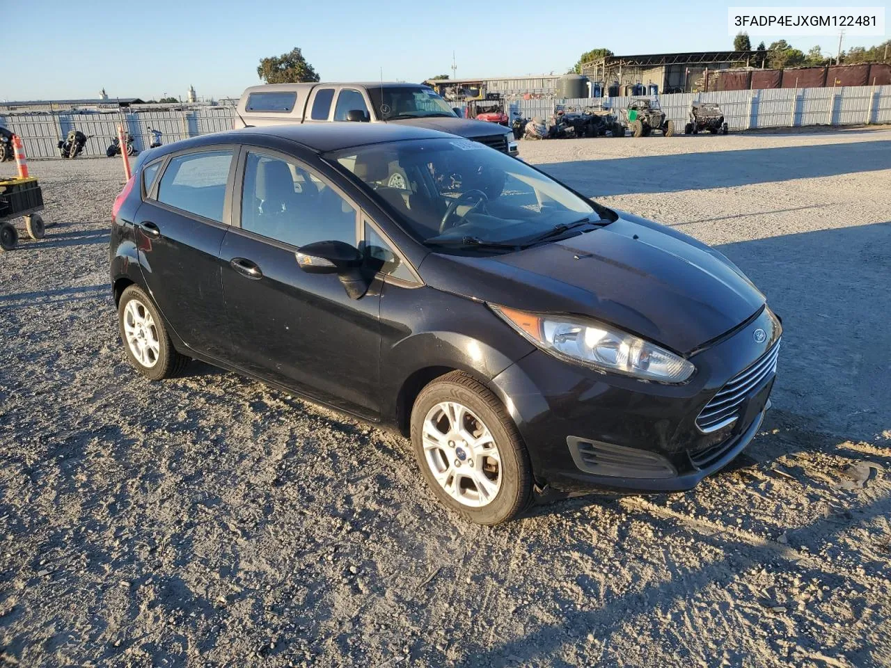 2016 Ford Fiesta Se VIN: 3FADP4EJXGM122481 Lot: 67875084