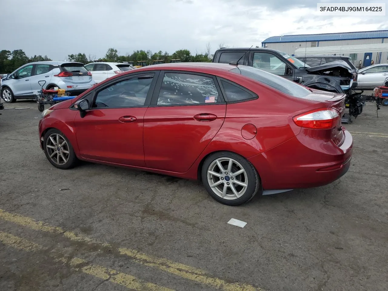 2016 Ford Fiesta Se VIN: 3FADP4BJ9GM164225 Lot: 68072564