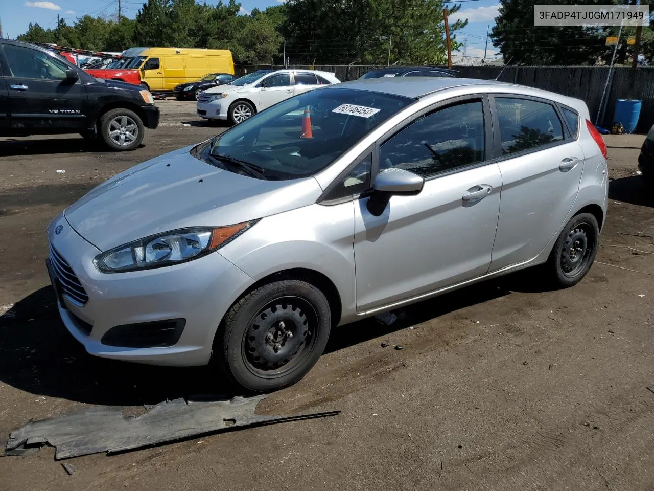 2016 Ford Fiesta S VIN: 3FADP4TJ0GM171949 Lot: 68146454