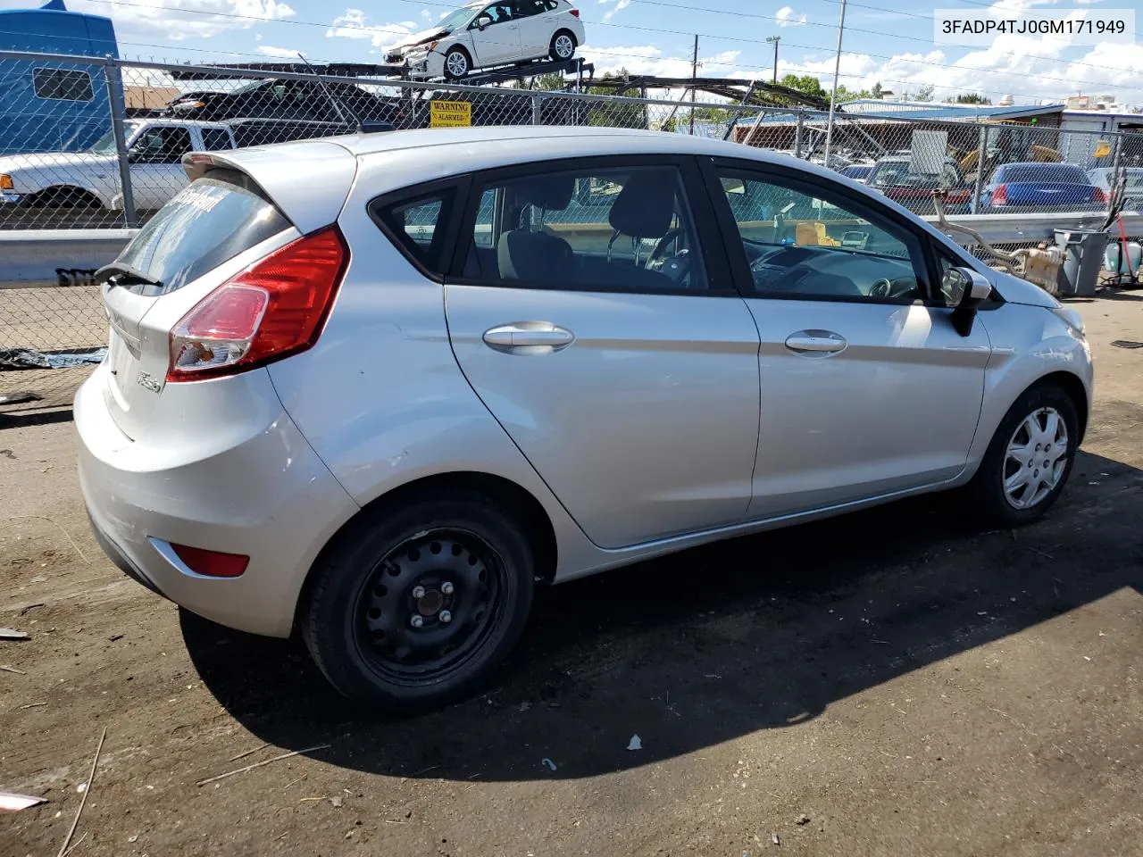 2016 Ford Fiesta S VIN: 3FADP4TJ0GM171949 Lot: 68146454