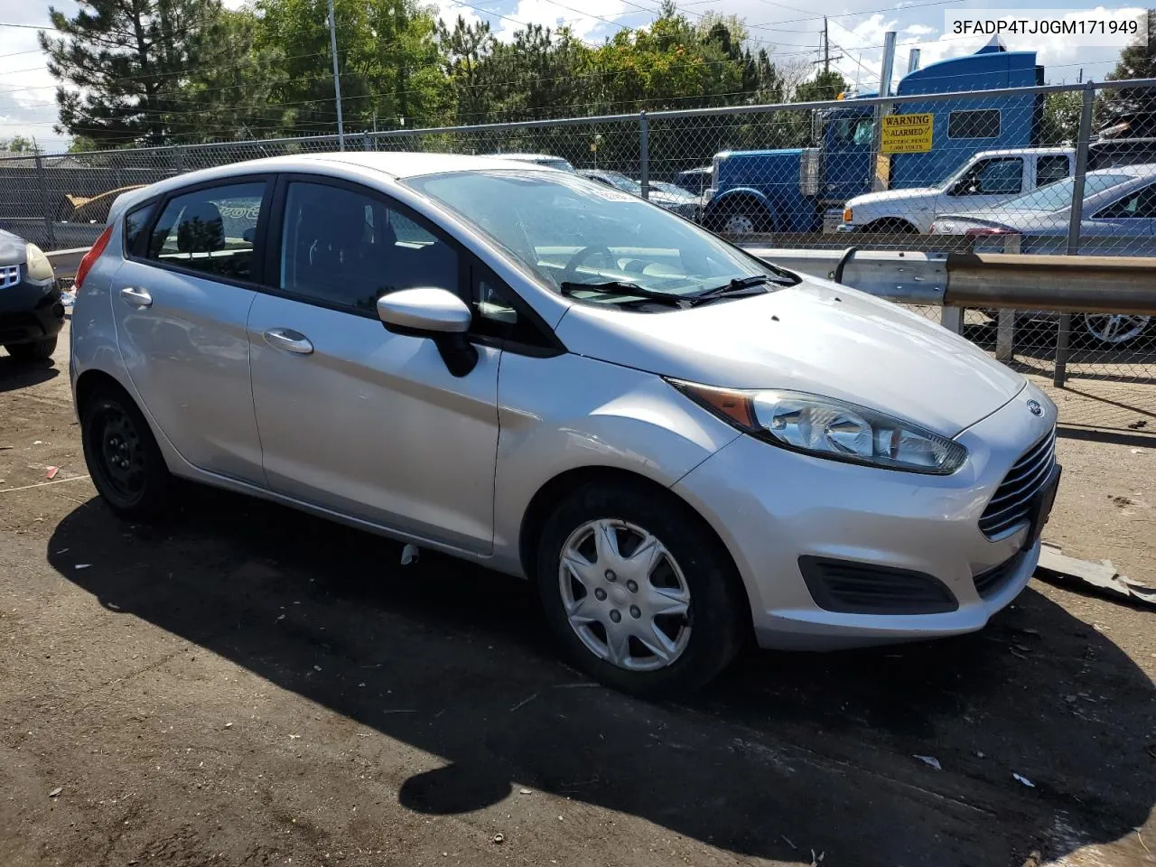 2016 Ford Fiesta S VIN: 3FADP4TJ0GM171949 Lot: 68146454