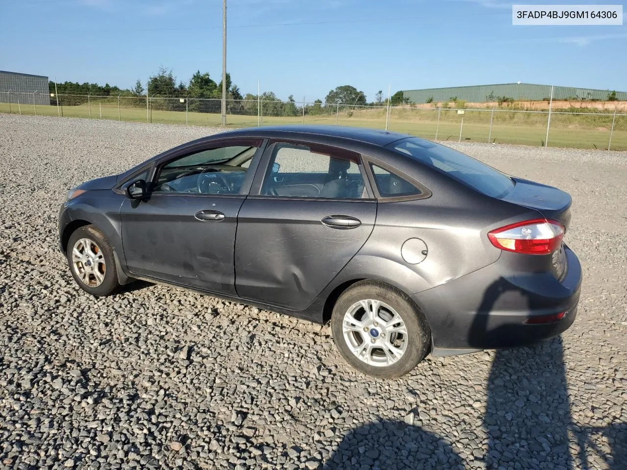 2016 Ford Fiesta Se VIN: 3FADP4BJ9GM164306 Lot: 69824594