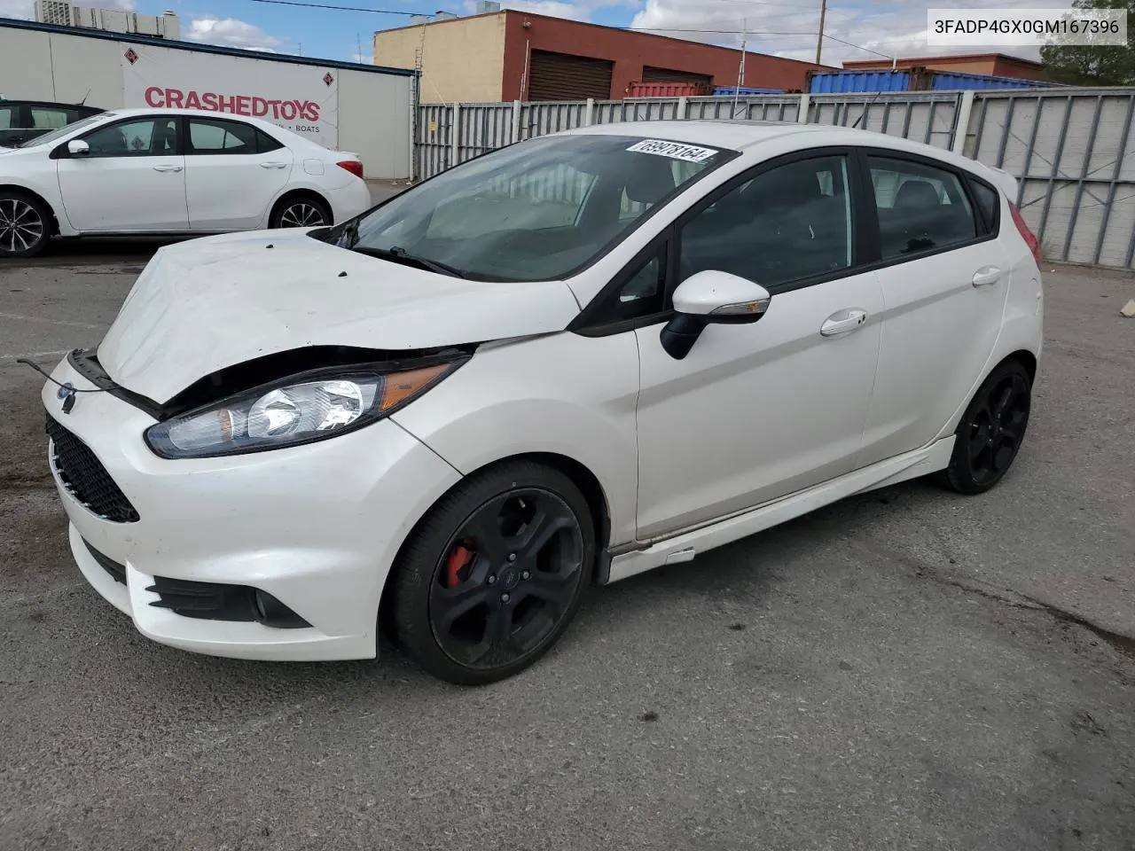 2016 Ford Fiesta St VIN: 3FADP4GX0GM167396 Lot: 69978164