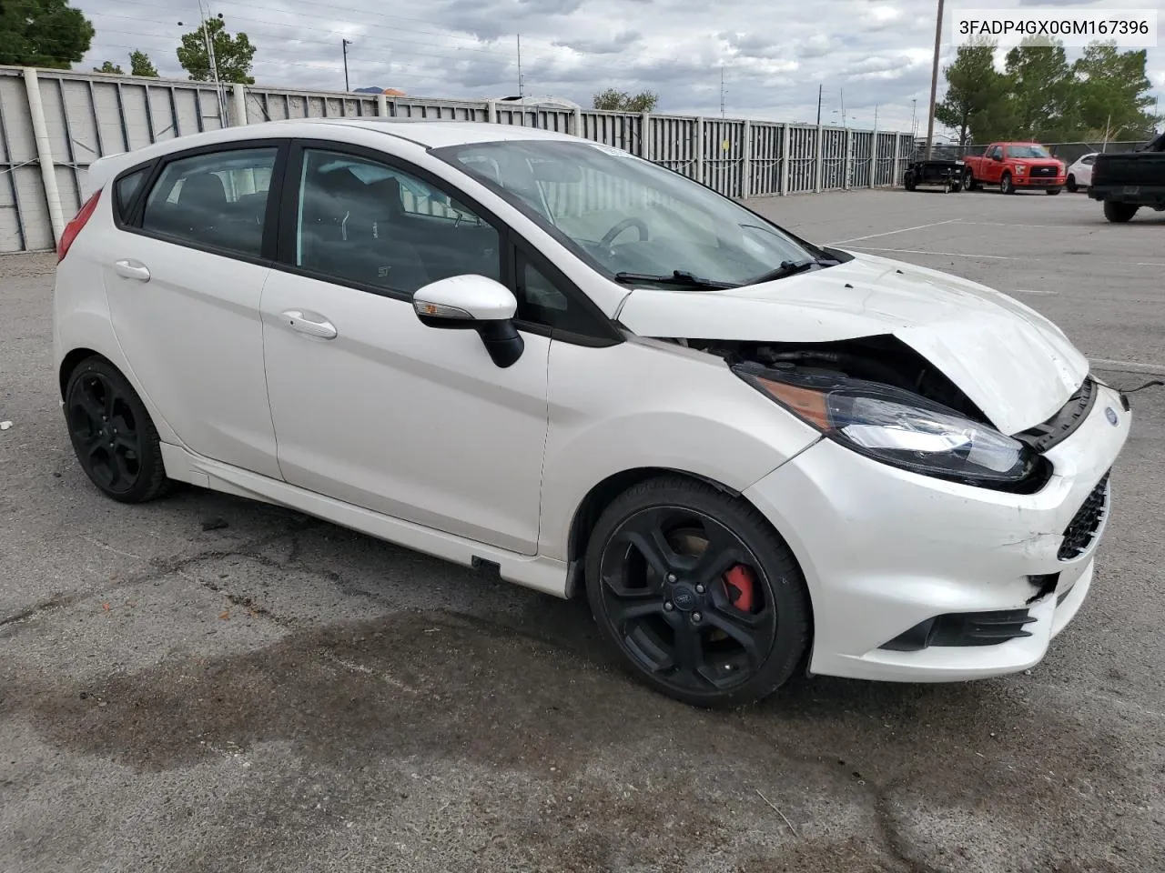 2016 Ford Fiesta St VIN: 3FADP4GX0GM167396 Lot: 69978164