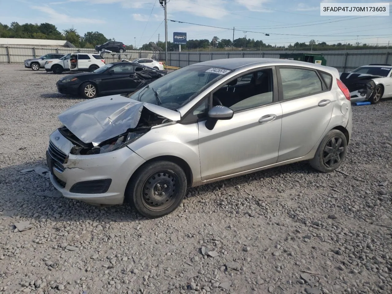 2016 Ford Fiesta S VIN: 3FADP4TJ7GM173603 Lot: 70425574