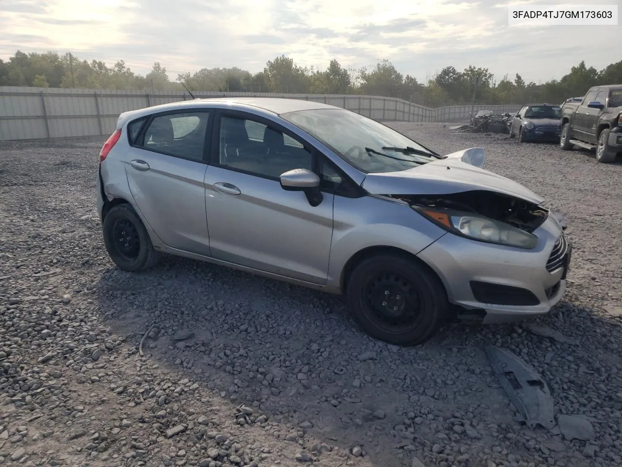 2016 Ford Fiesta S VIN: 3FADP4TJ7GM173603 Lot: 70425574