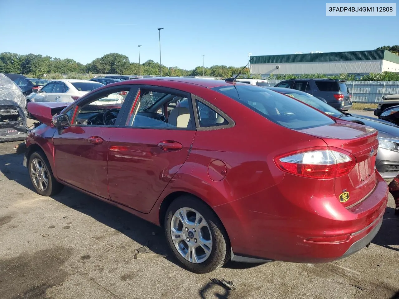 2016 Ford Fiesta Se VIN: 3FADP4BJ4GM112808 Lot: 70747354