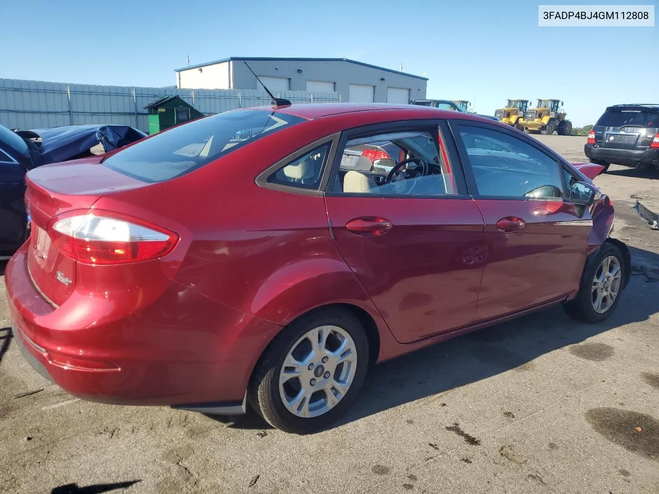 2016 Ford Fiesta Se VIN: 3FADP4BJ4GM112808 Lot: 70747354