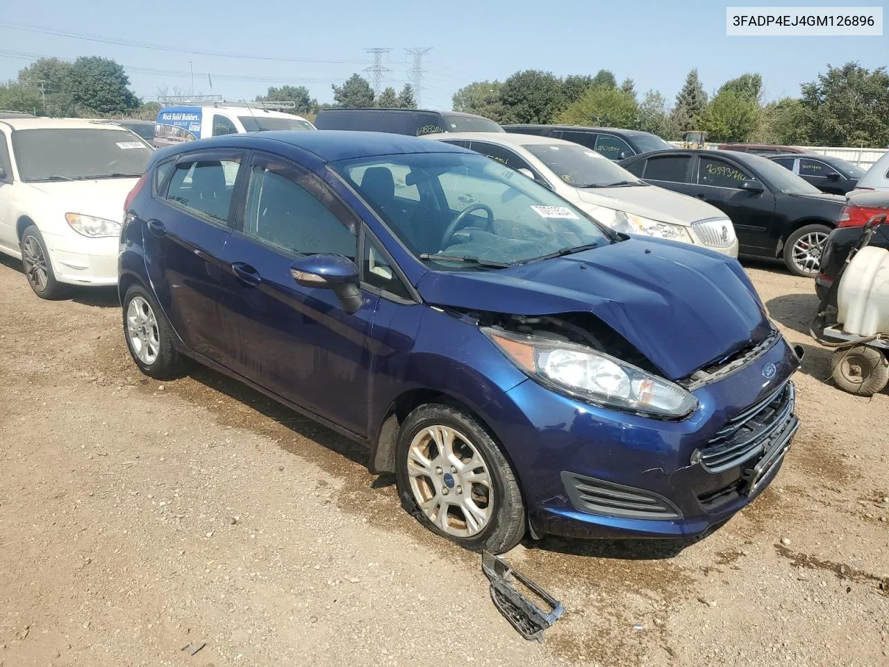 2016 Ford Fiesta Se VIN: 3FADP4EJ4GM126896 Lot: 70915534