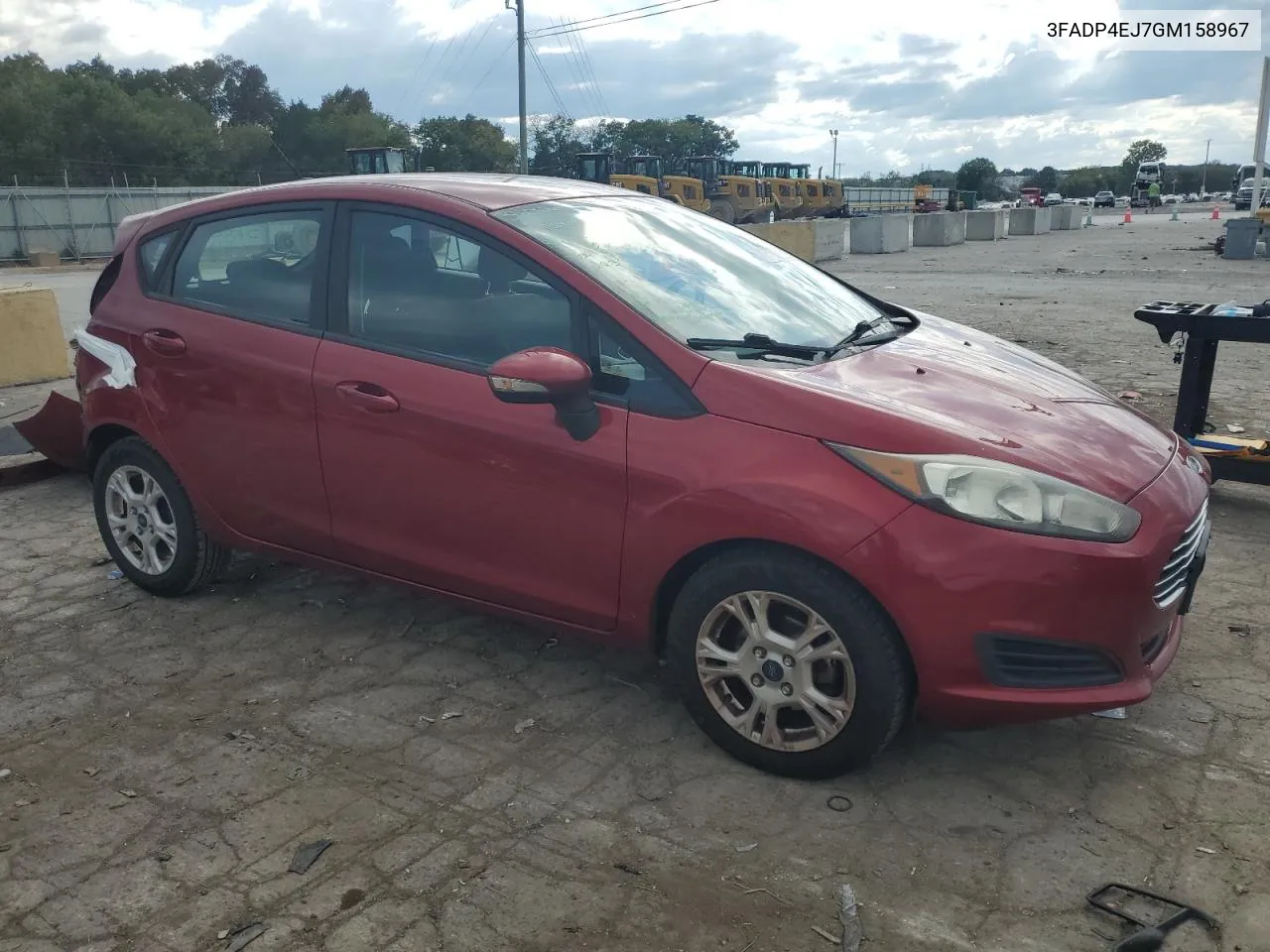 2016 Ford Fiesta Se VIN: 3FADP4EJ7GM158967 Lot: 71678704