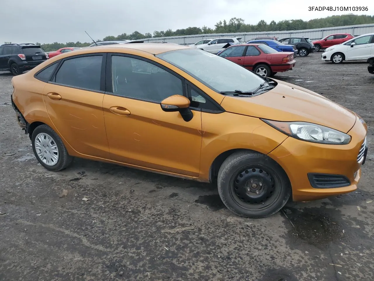 2016 Ford Fiesta Se VIN: 3FADP4BJ1GM103936 Lot: 71730484