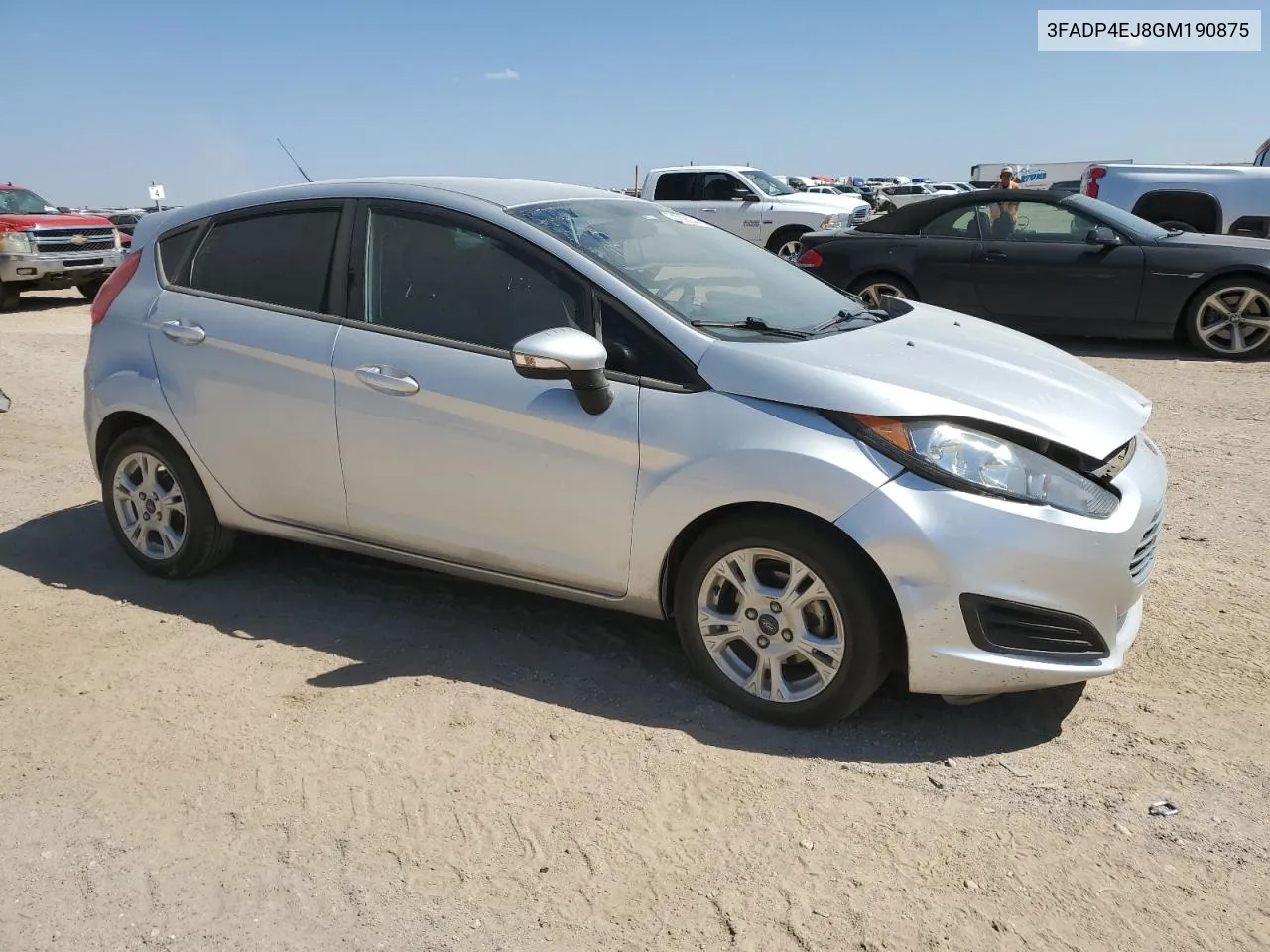 2016 Ford Fiesta Se VIN: 3FADP4EJ8GM190875 Lot: 71805344