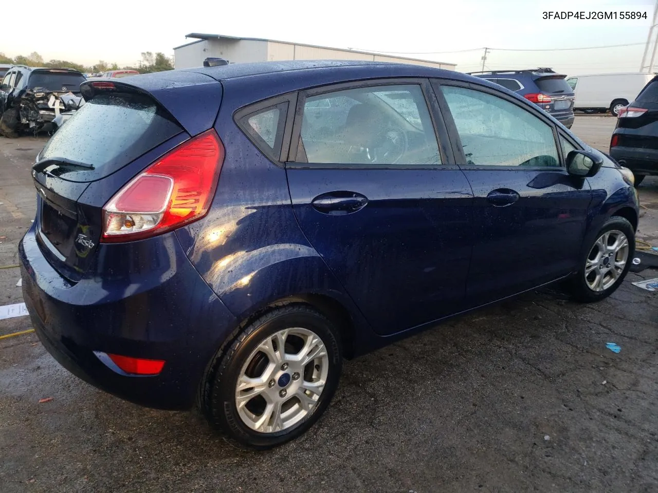 2016 Ford Fiesta Se VIN: 3FADP4EJ2GM155894 Lot: 72207154