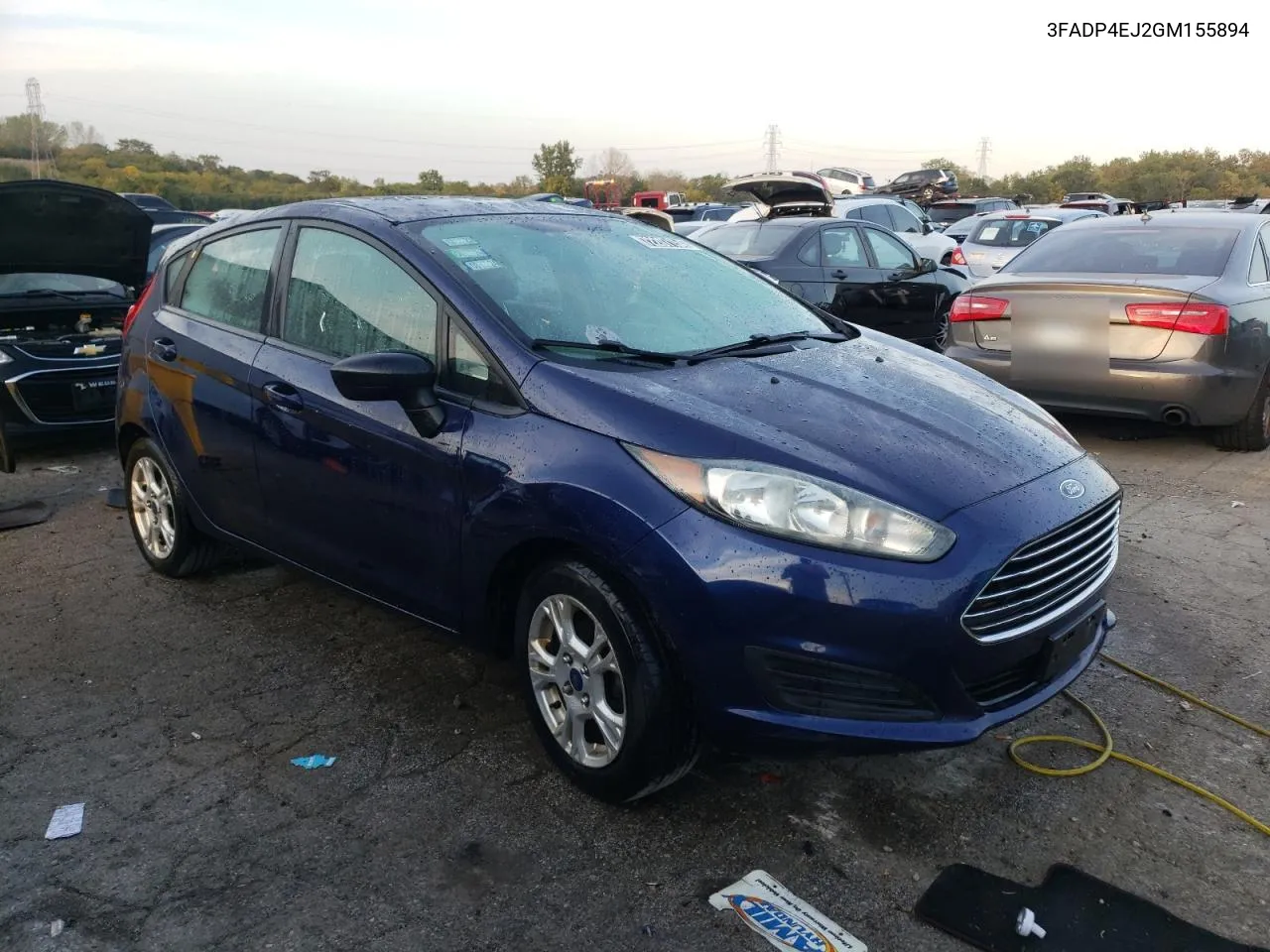 2016 Ford Fiesta Se VIN: 3FADP4EJ2GM155894 Lot: 72207154