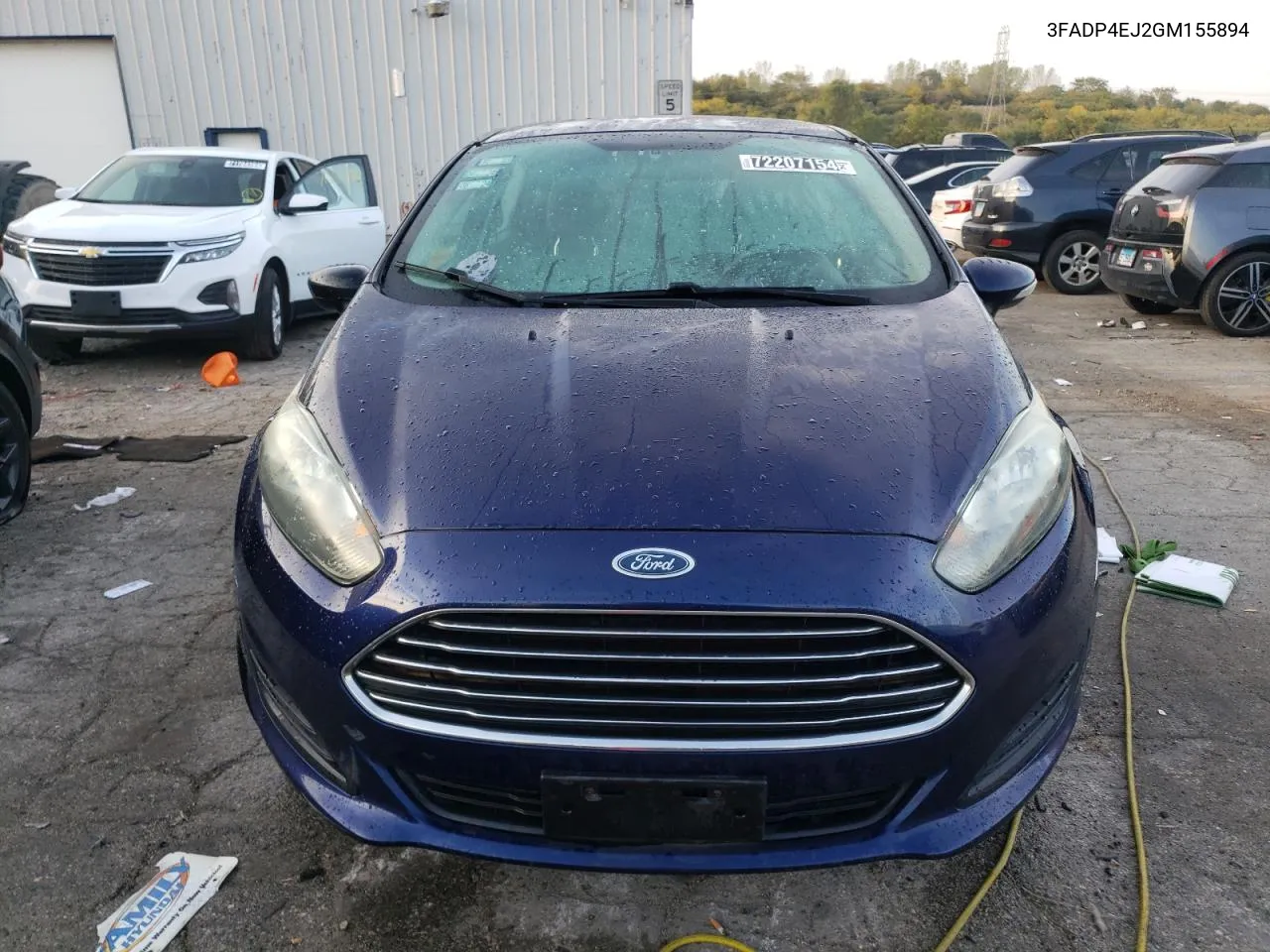 2016 Ford Fiesta Se VIN: 3FADP4EJ2GM155894 Lot: 72207154