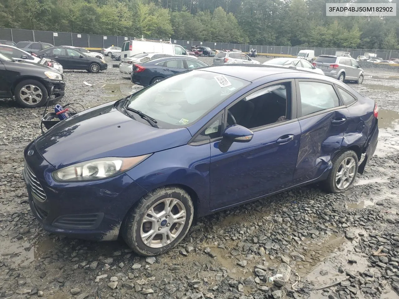 2016 Ford Fiesta Se VIN: 3FADP4BJ5GM182902 Lot: 72397924