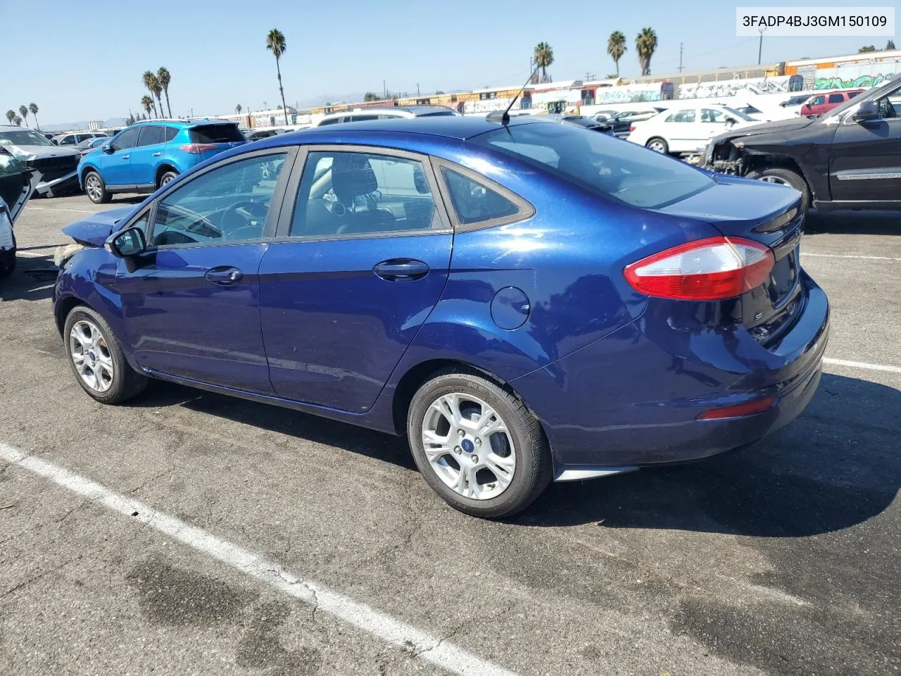 2016 Ford Fiesta Se VIN: 3FADP4BJ3GM150109 Lot: 72943284