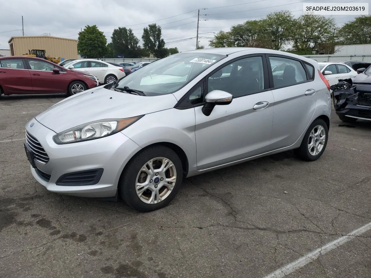 2016 Ford Fiesta Se VIN: 3FADP4EJ2GM203619 Lot: 73001464