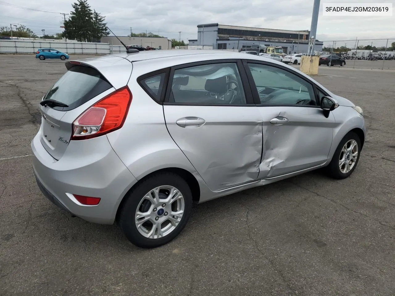 2016 Ford Fiesta Se VIN: 3FADP4EJ2GM203619 Lot: 73001464