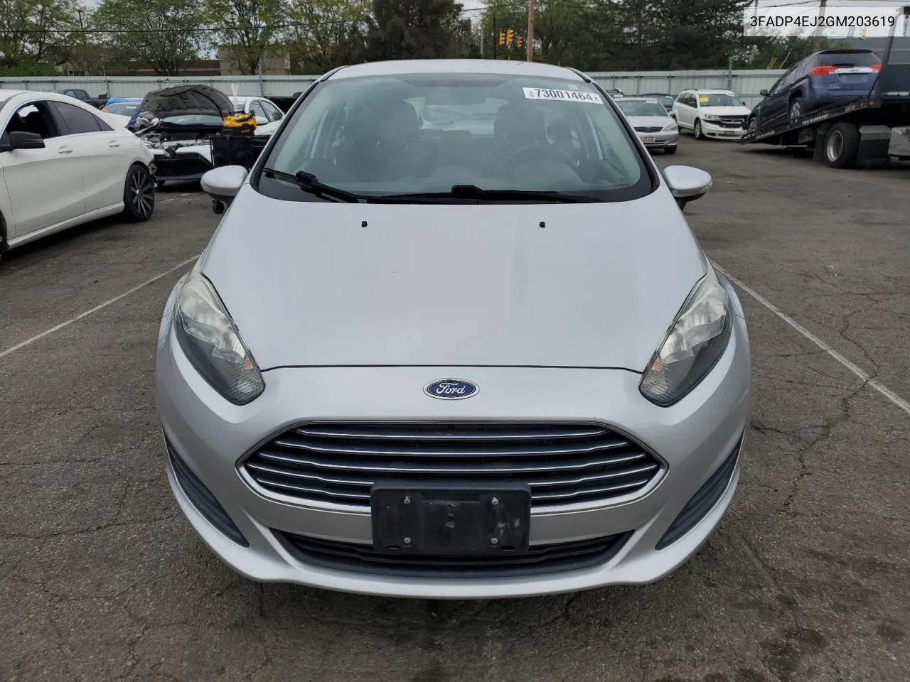 2016 Ford Fiesta Se VIN: 3FADP4EJ2GM203619 Lot: 73001464