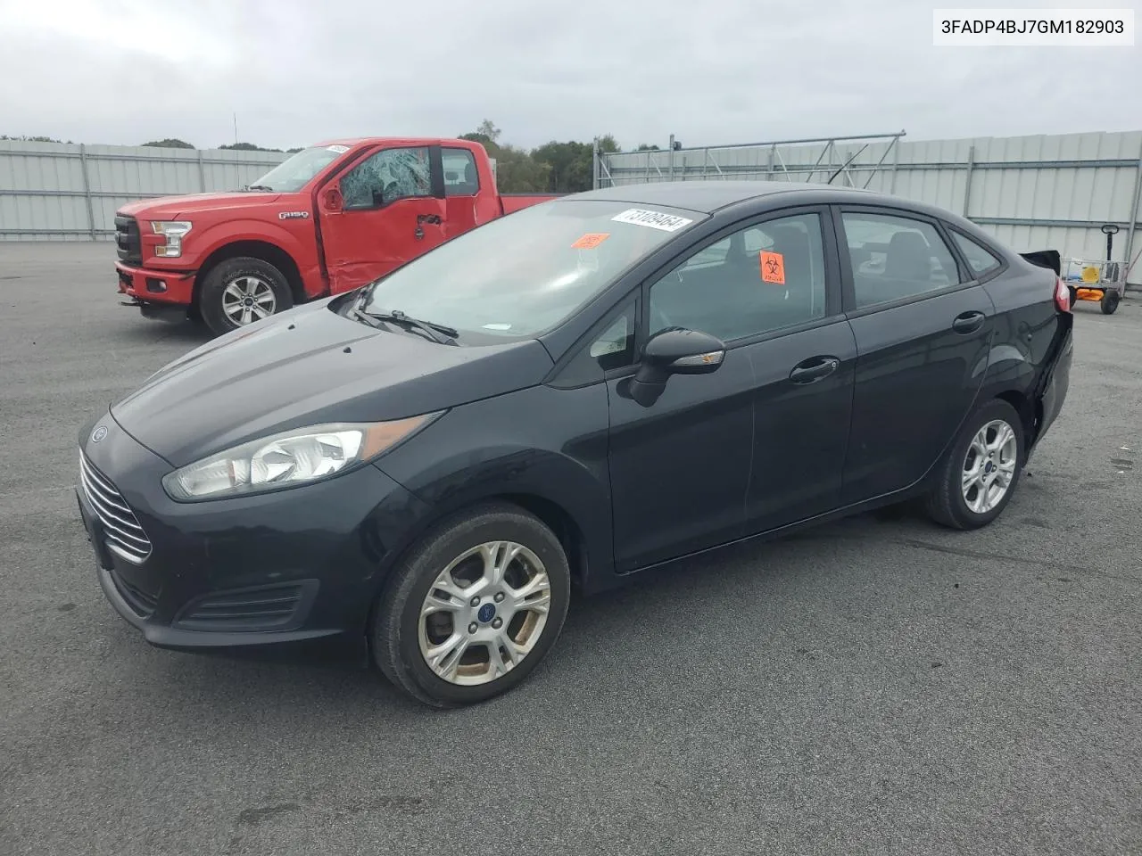 2016 Ford Fiesta Se VIN: 3FADP4BJ7GM182903 Lot: 73109464