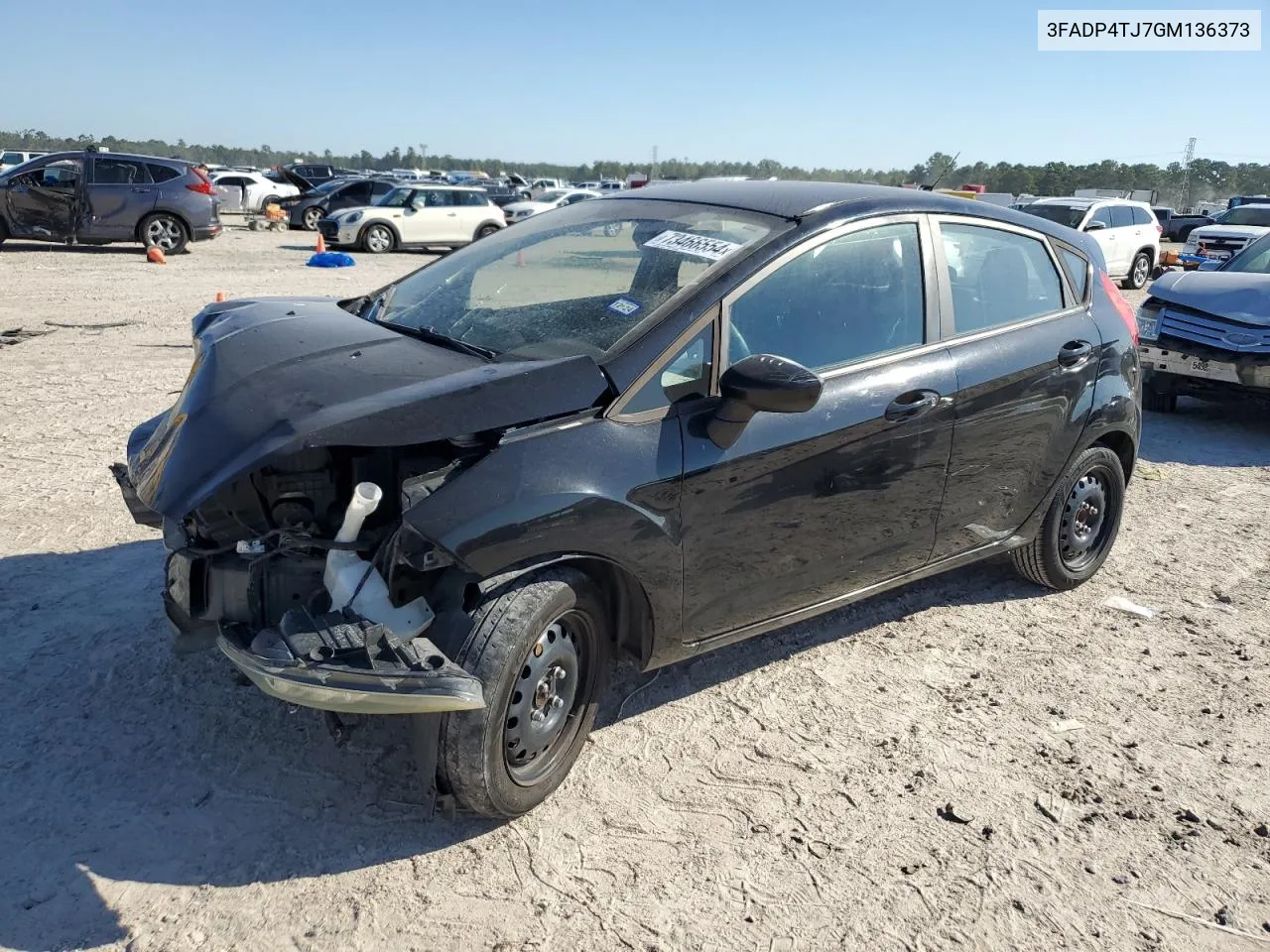 2016 Ford Fiesta S VIN: 3FADP4TJ7GM136373 Lot: 73466554