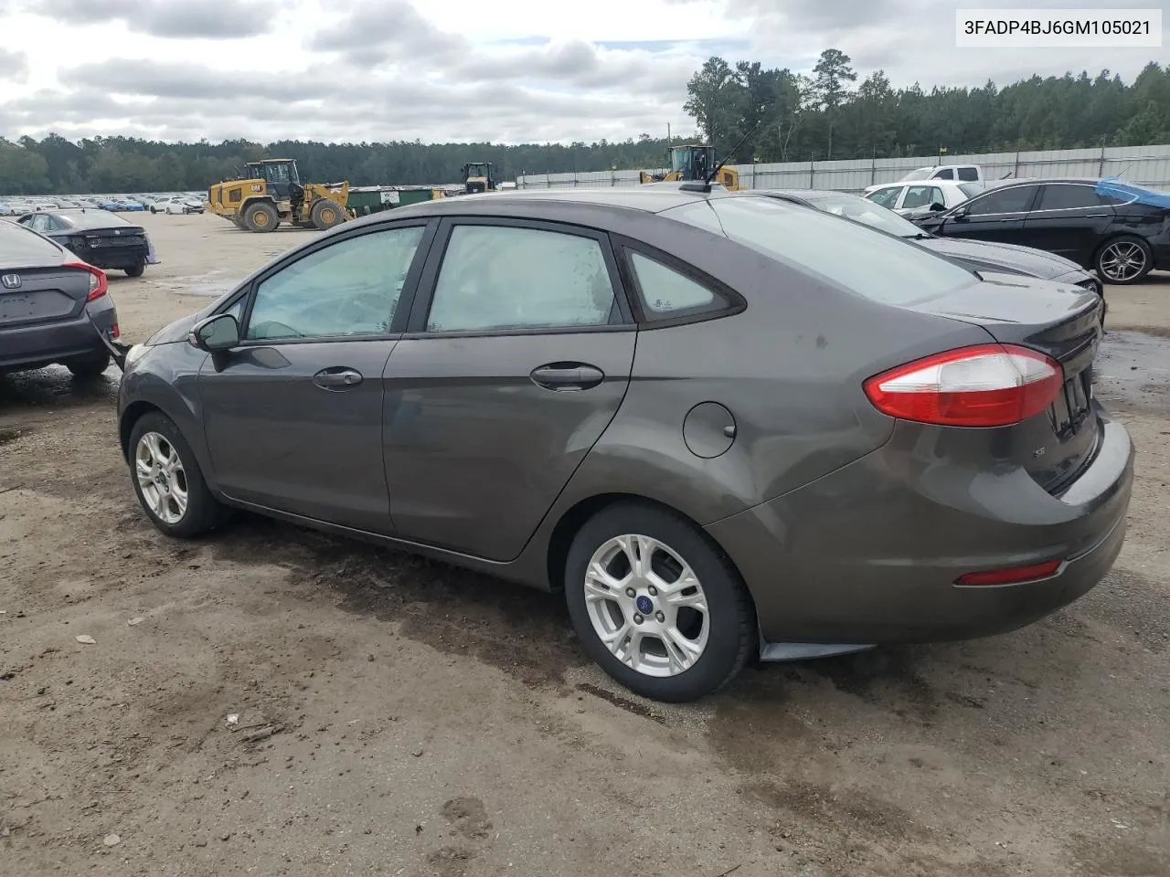 2016 Ford Fiesta Se VIN: 3FADP4BJ6GM105021 Lot: 73745714