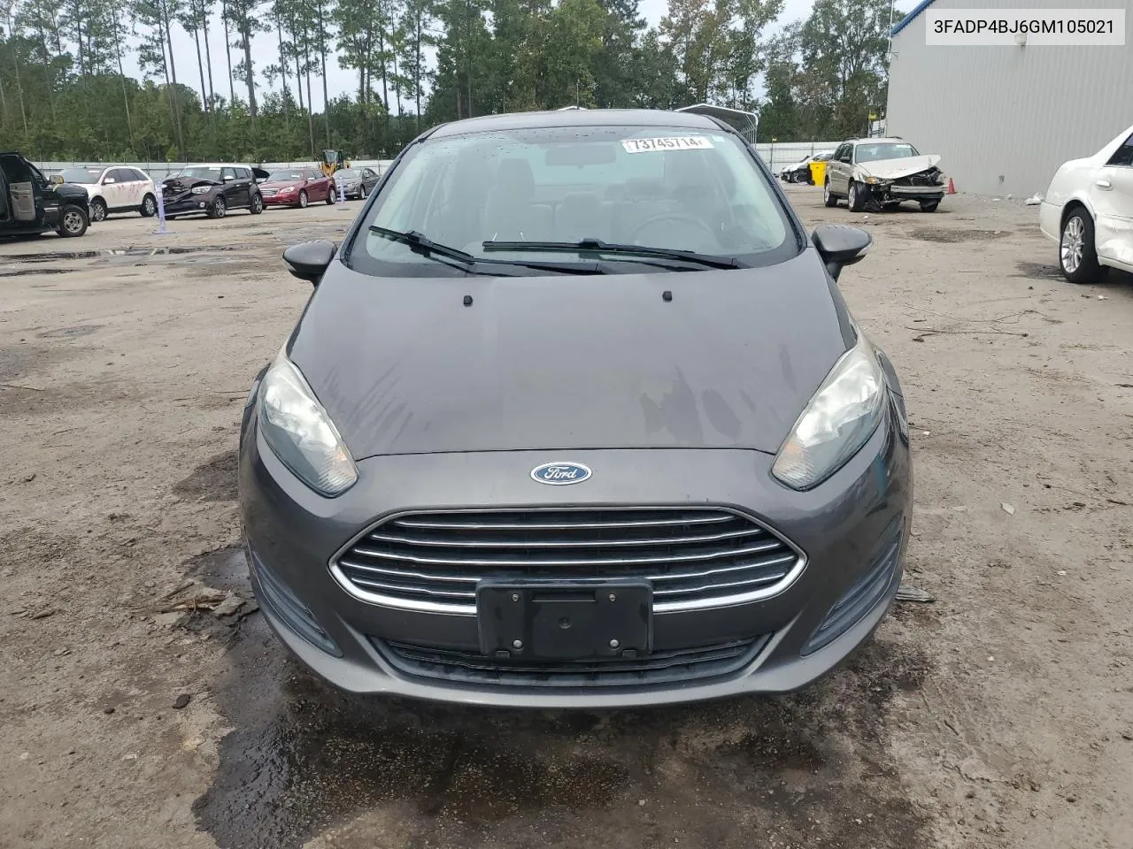 2016 Ford Fiesta Se VIN: 3FADP4BJ6GM105021 Lot: 73745714