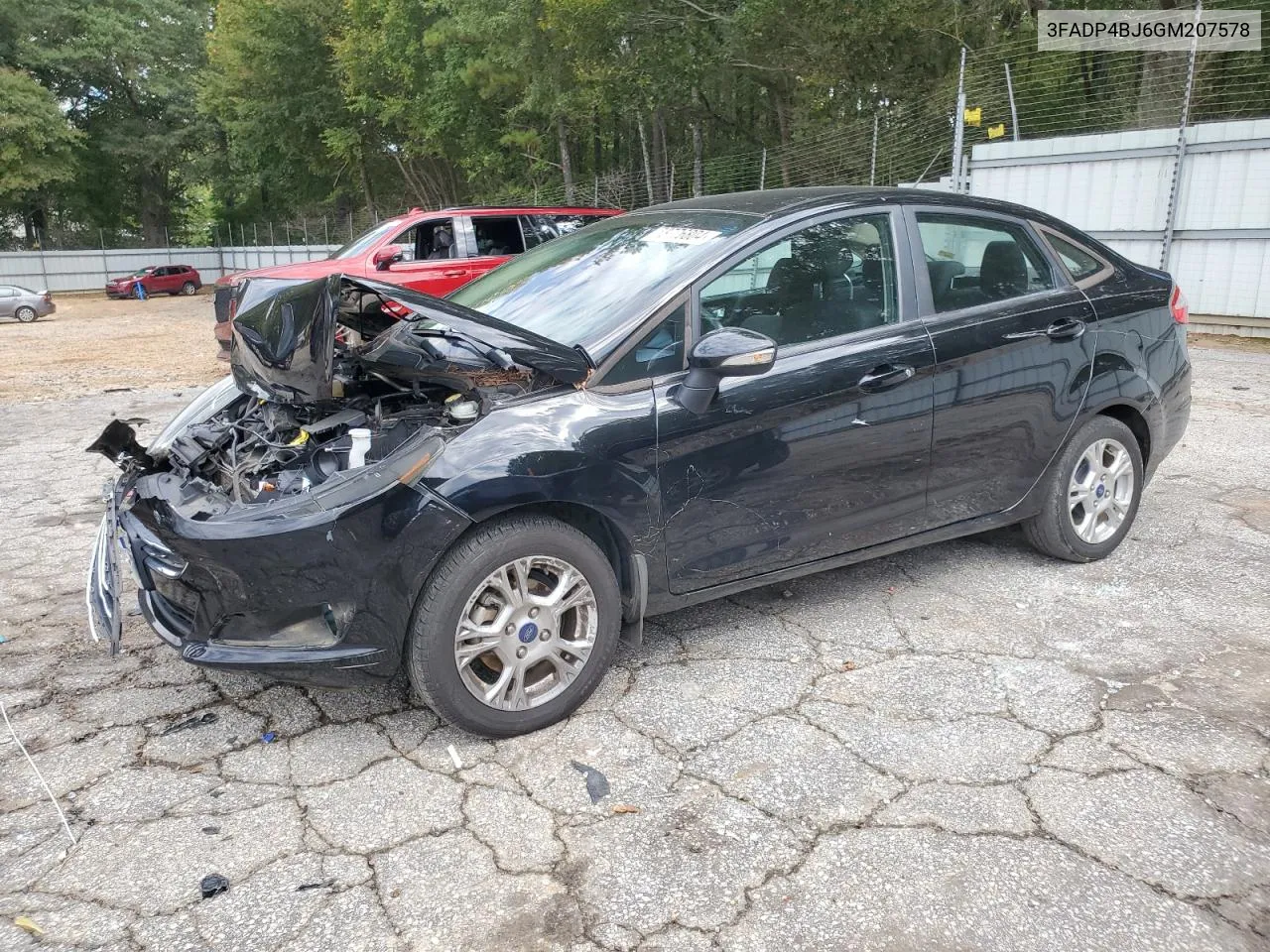 2016 Ford Fiesta Se VIN: 3FADP4BJ6GM207578 Lot: 73776804