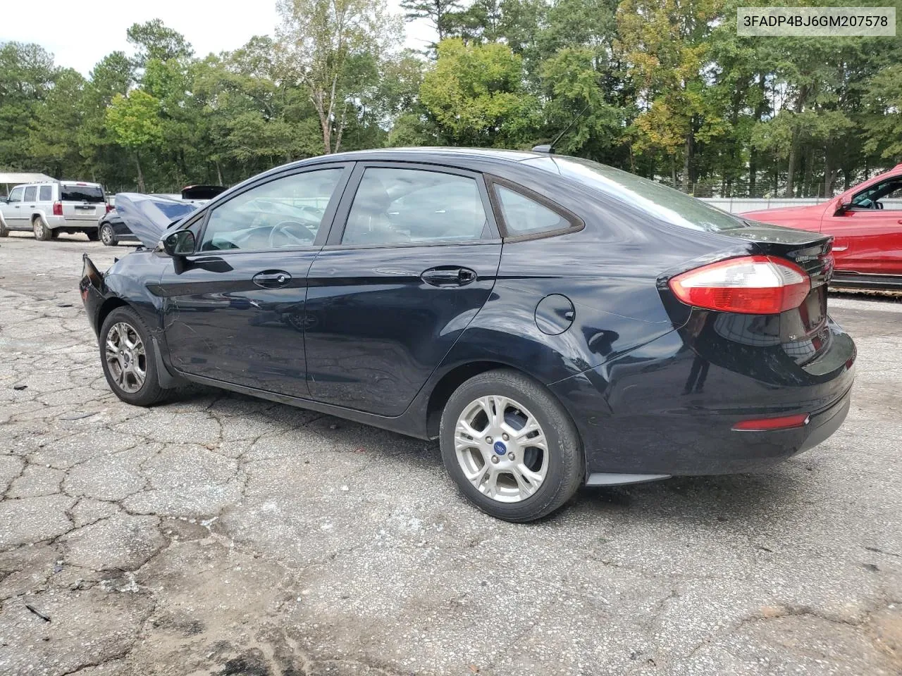 2016 Ford Fiesta Se VIN: 3FADP4BJ6GM207578 Lot: 73776804