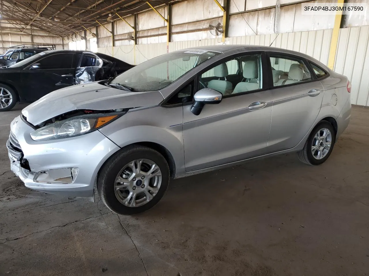 2016 Ford Fiesta Se VIN: 3FADP4BJ3GM167590 Lot: 74055624