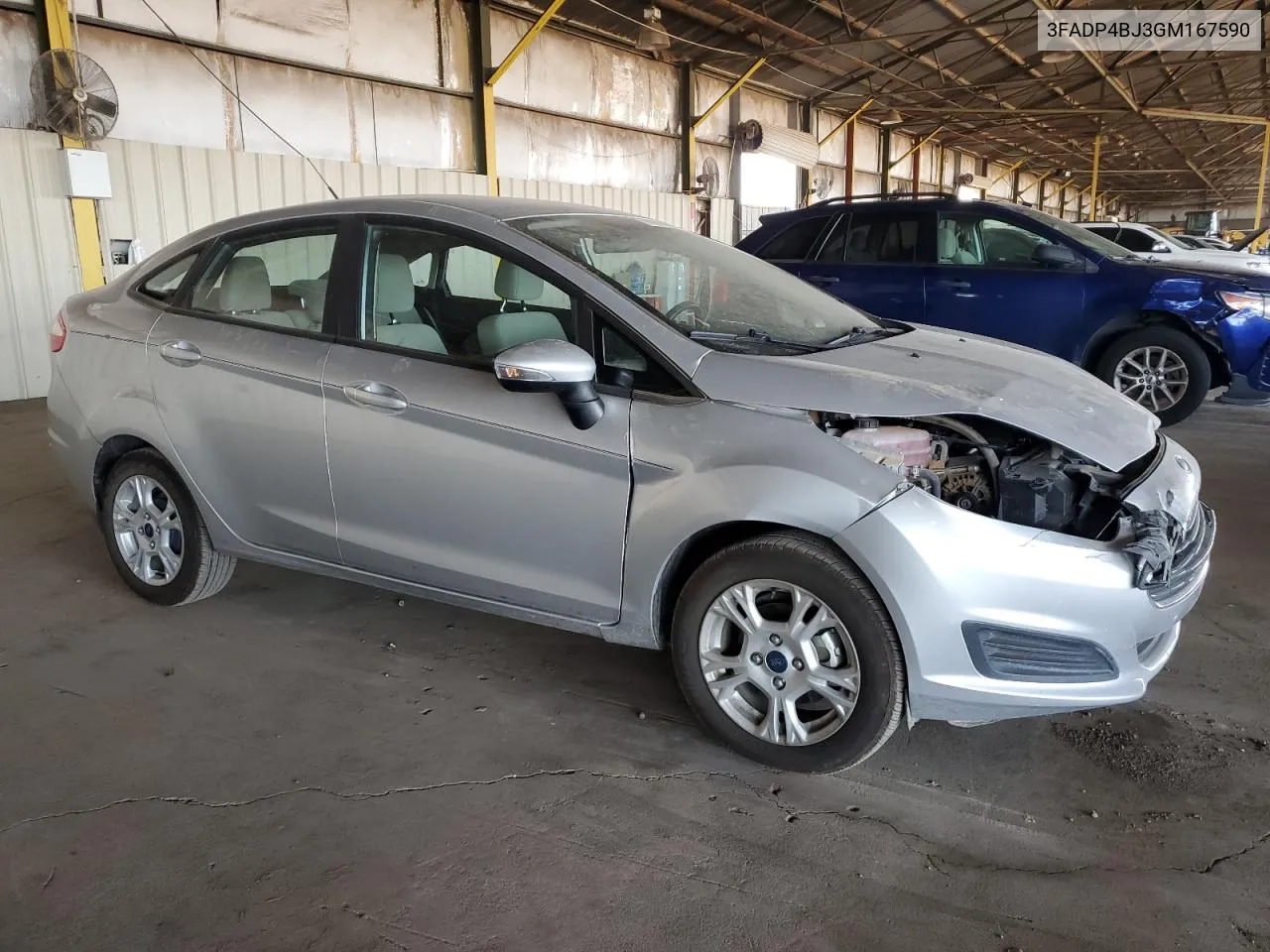 2016 Ford Fiesta Se VIN: 3FADP4BJ3GM167590 Lot: 74055624