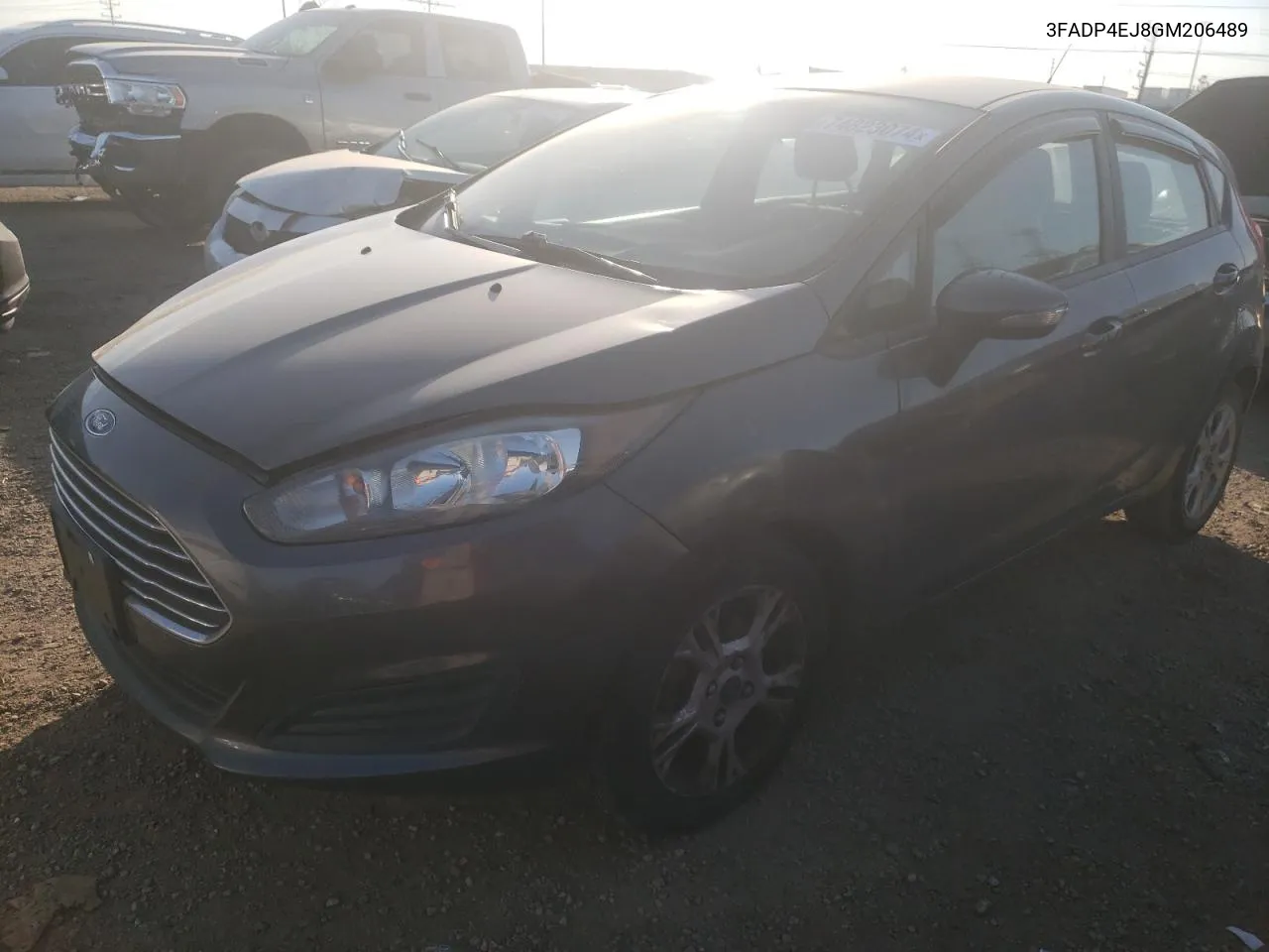 2016 Ford Fiesta Se VIN: 3FADP4EJ8GM206489 Lot: 74823074