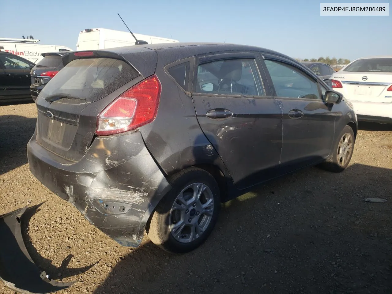 2016 Ford Fiesta Se VIN: 3FADP4EJ8GM206489 Lot: 74823074