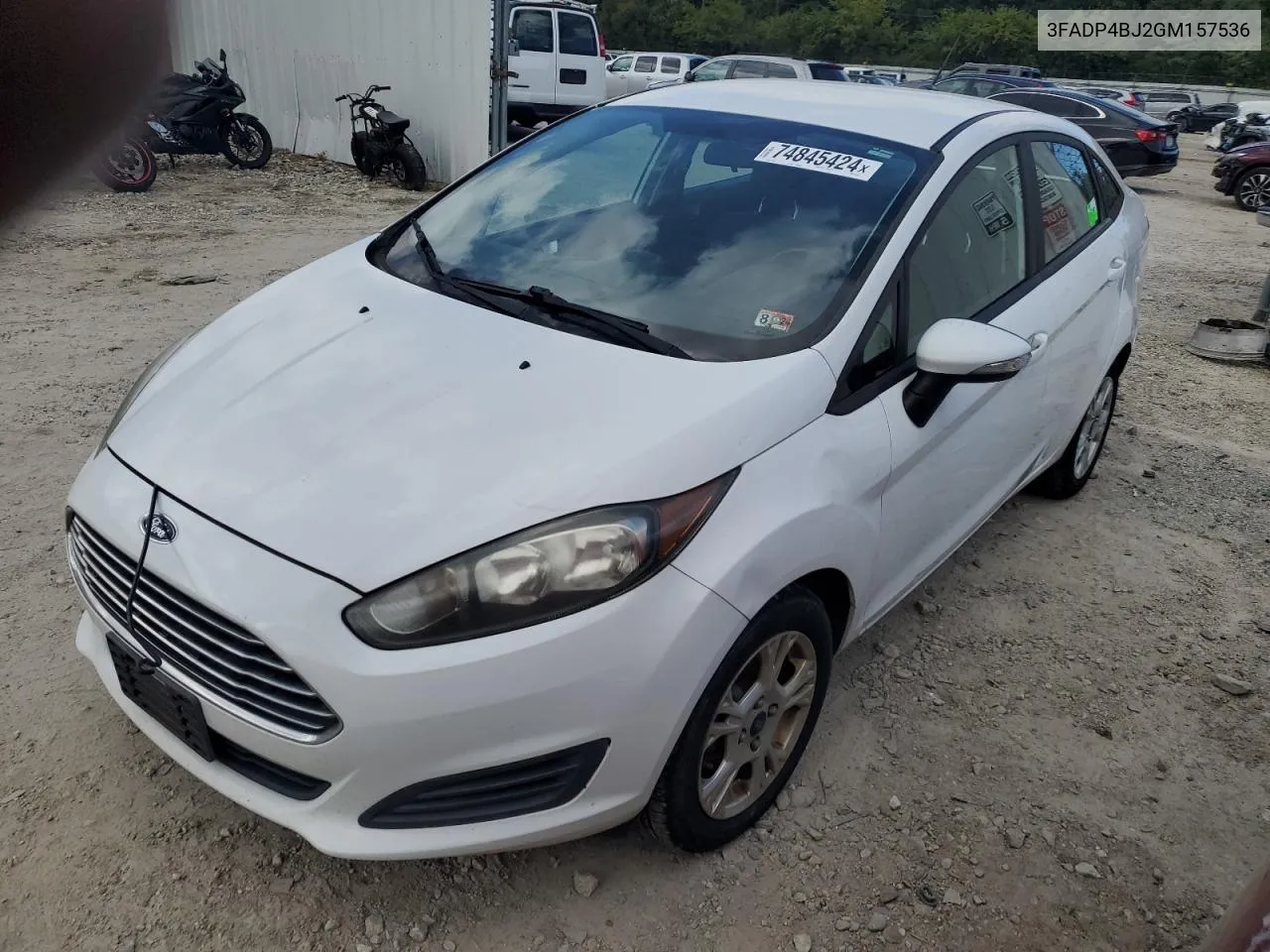 2016 Ford Fiesta Se VIN: 3FADP4BJ2GM157536 Lot: 74845424