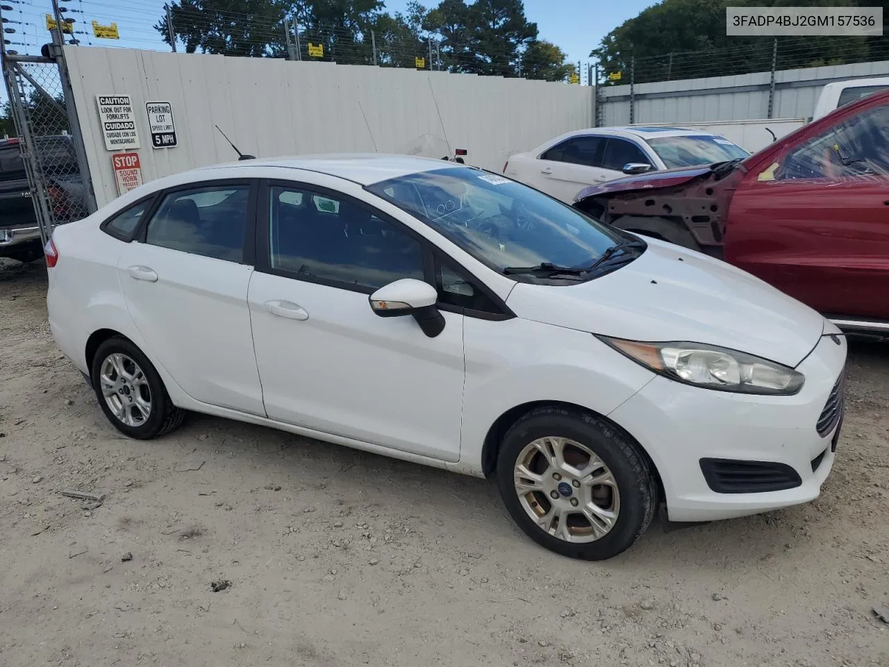 2016 Ford Fiesta Se VIN: 3FADP4BJ2GM157536 Lot: 74845424