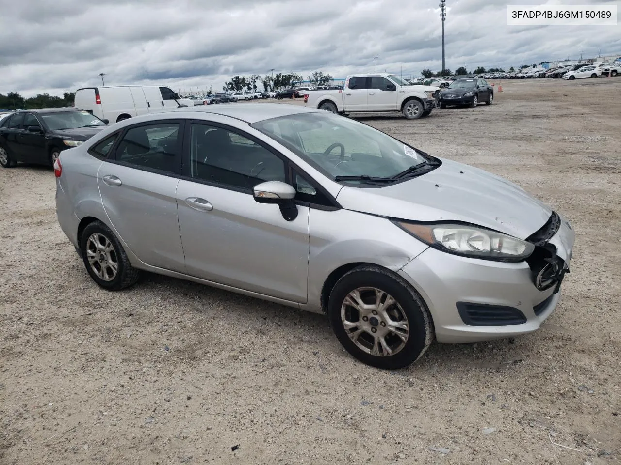 2016 Ford Fiesta Se VIN: 3FADP4BJ6GM150489 Lot: 74884334