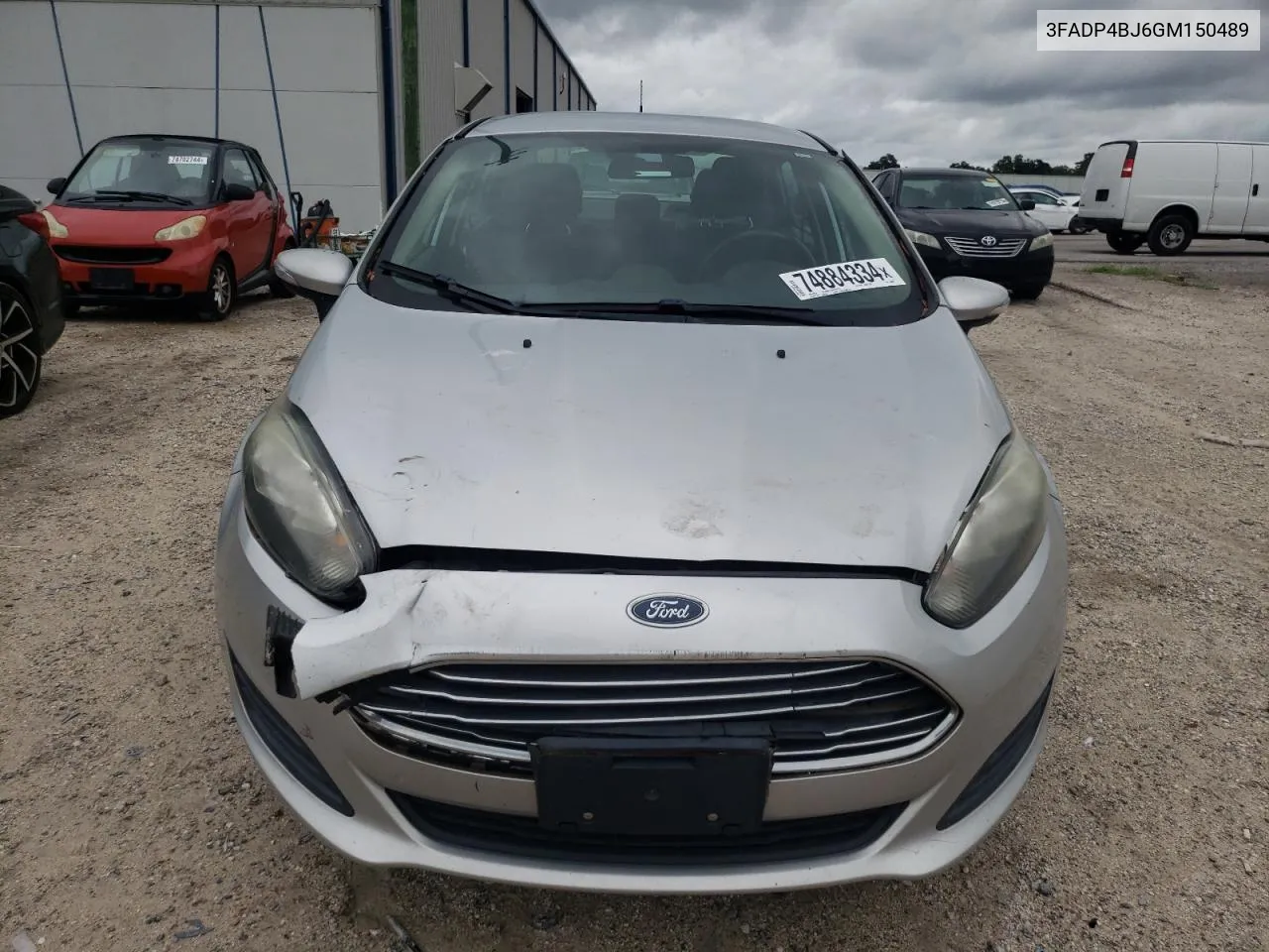 2016 Ford Fiesta Se VIN: 3FADP4BJ6GM150489 Lot: 74884334