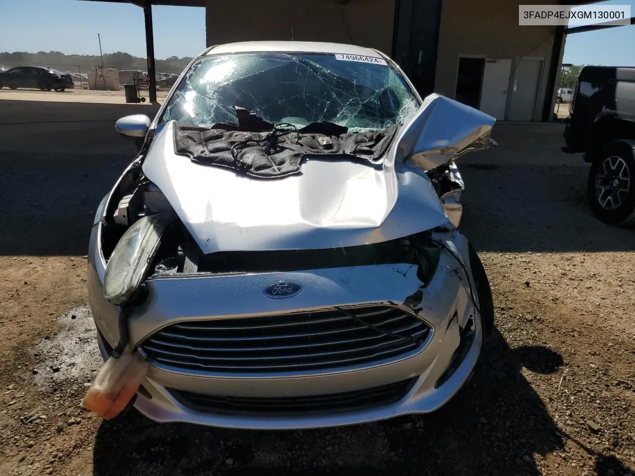 2016 Ford Fiesta Se VIN: 3FADP4EJXGM130001 Lot: 74966424