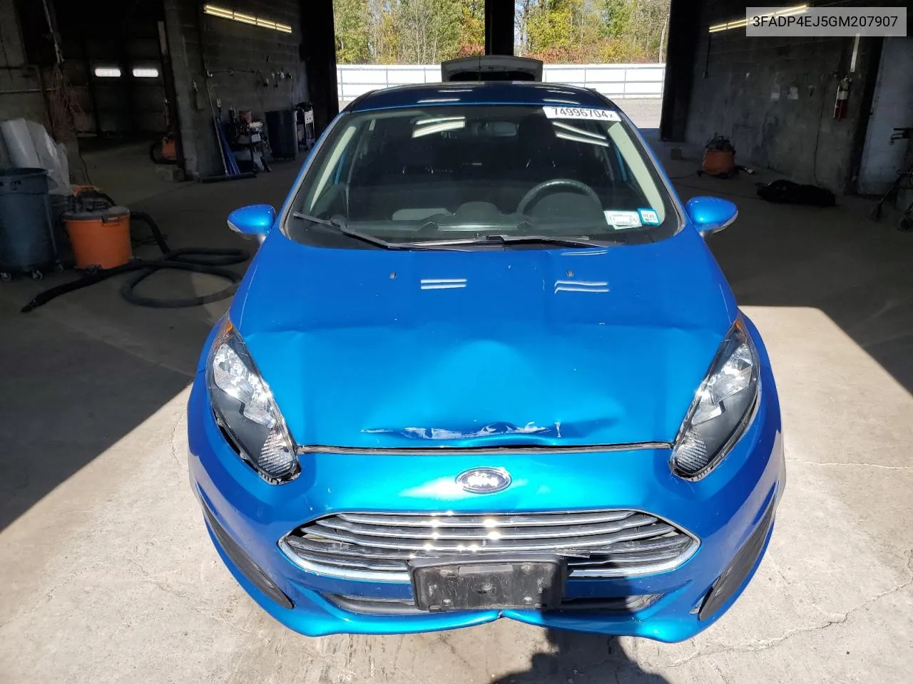 2016 Ford Fiesta Se VIN: 3FADP4EJ5GM207907 Lot: 74996704