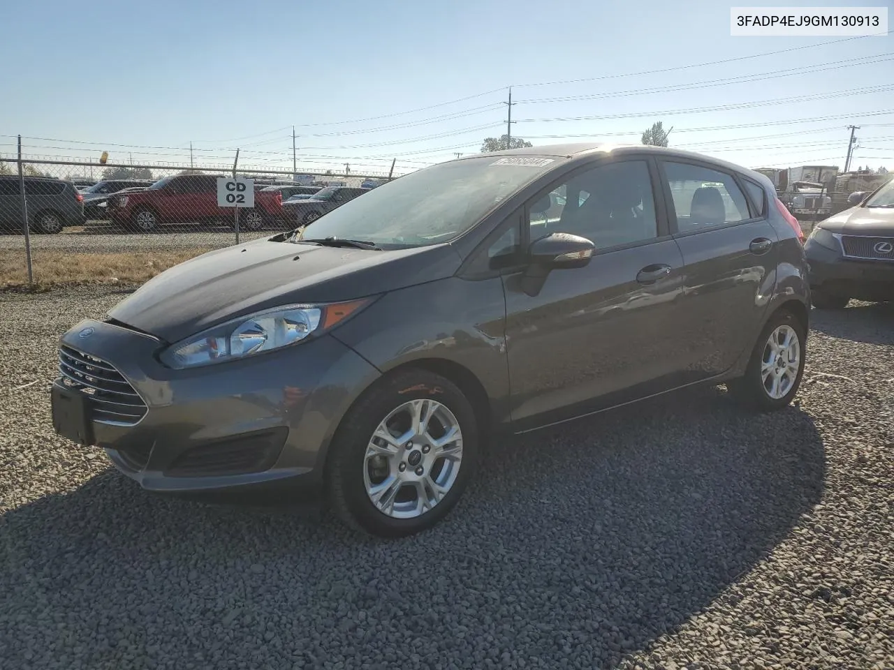 2016 Ford Fiesta Se VIN: 3FADP4EJ9GM130913 Lot: 75065044