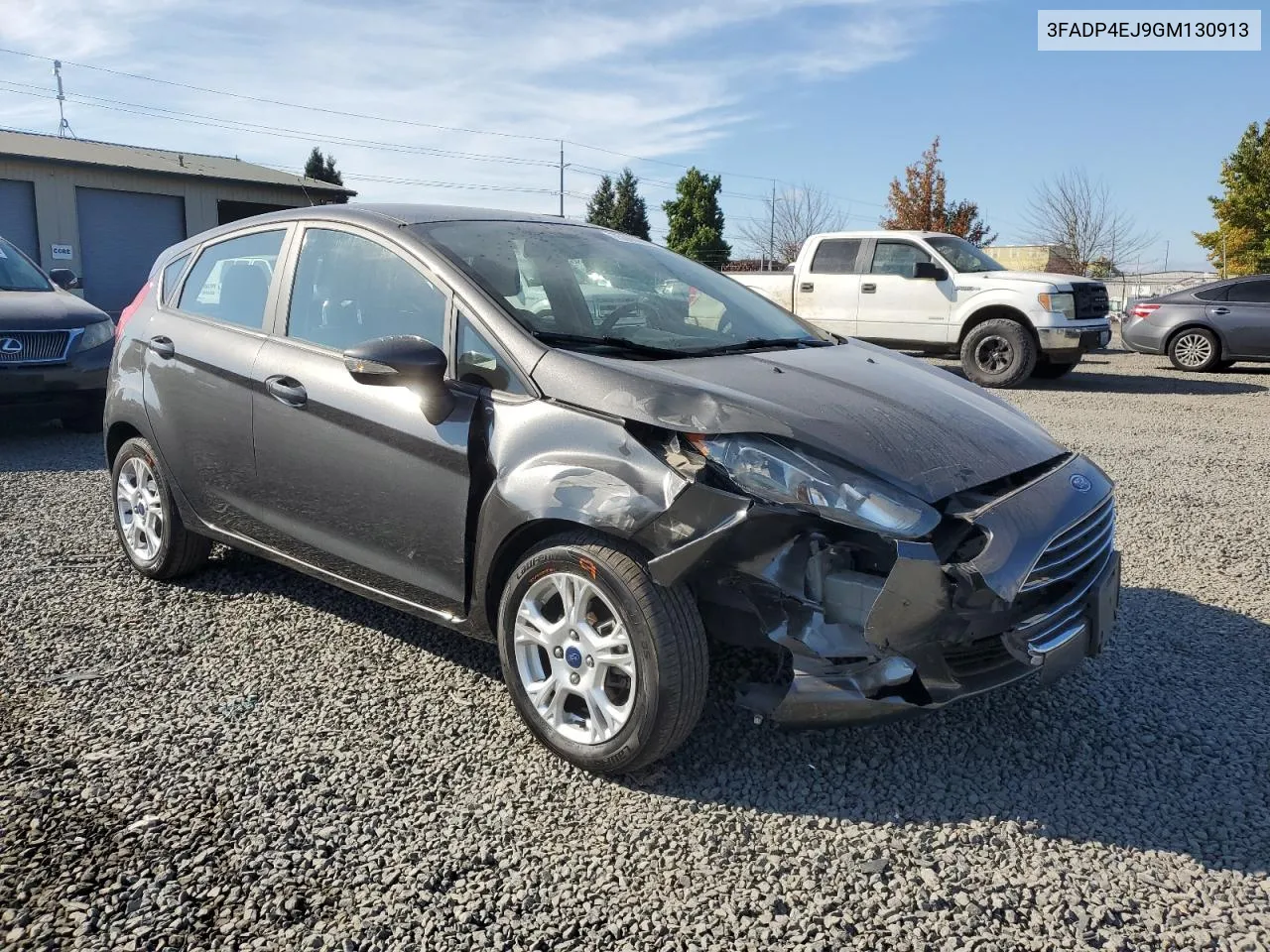 2016 Ford Fiesta Se VIN: 3FADP4EJ9GM130913 Lot: 75065044