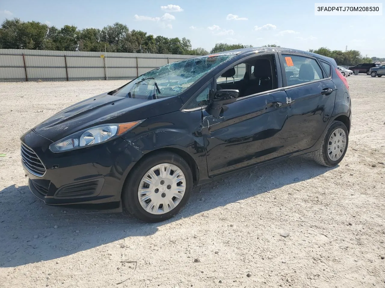 2016 Ford Fiesta S VIN: 3FADP4TJ7GM208530 Lot: 75066454