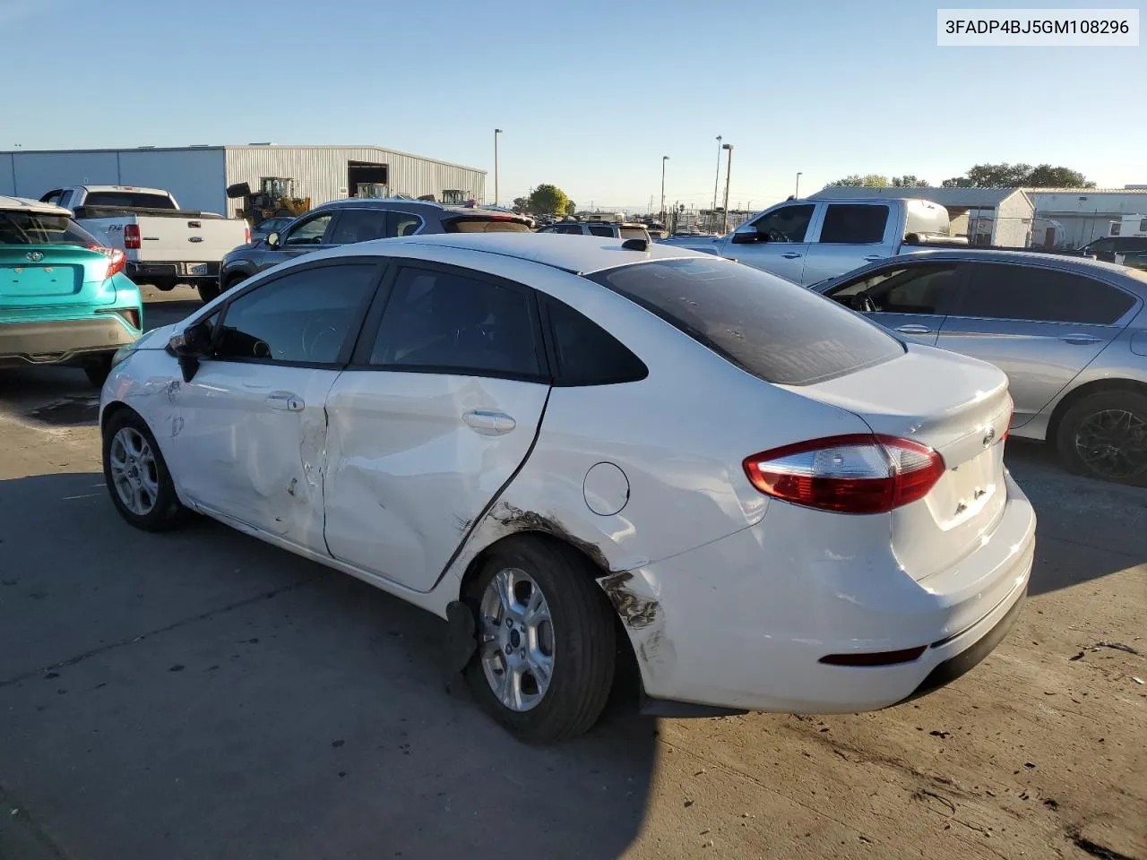 2016 Ford Fiesta Se VIN: 3FADP4BJ5GM108296 Lot: 75138264