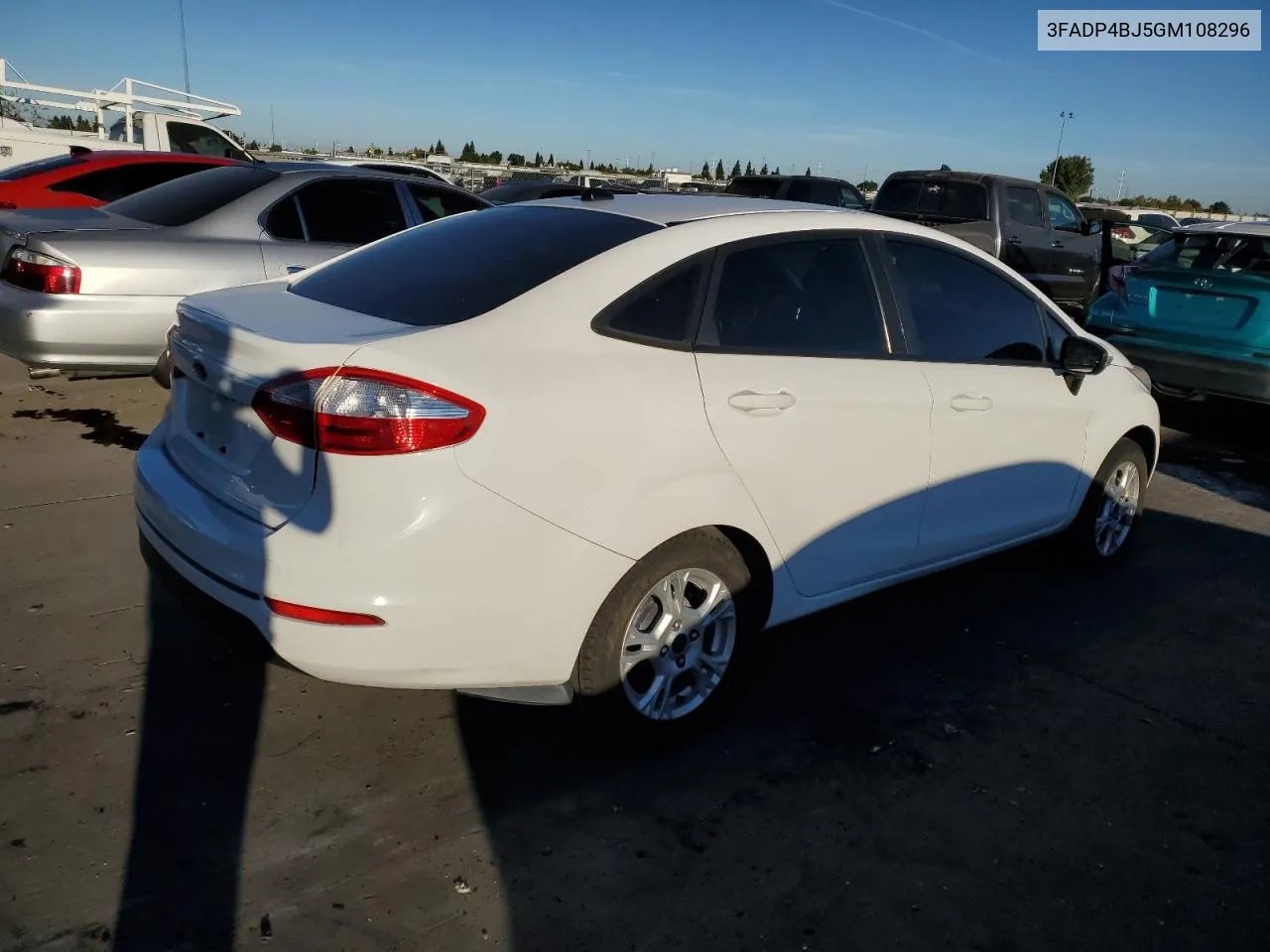 2016 Ford Fiesta Se VIN: 3FADP4BJ5GM108296 Lot: 75138264